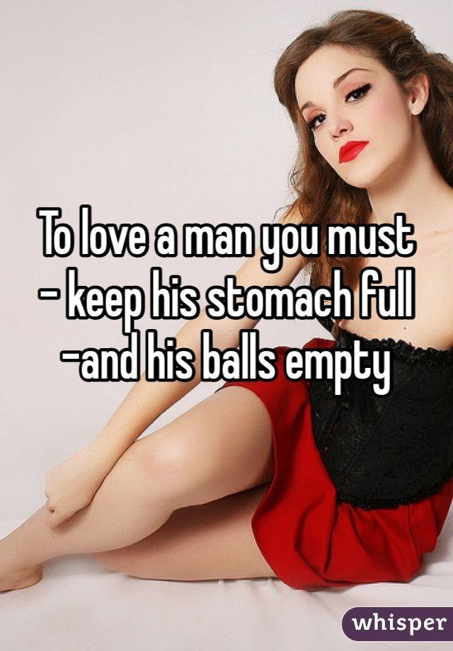 How To Keep a Man!