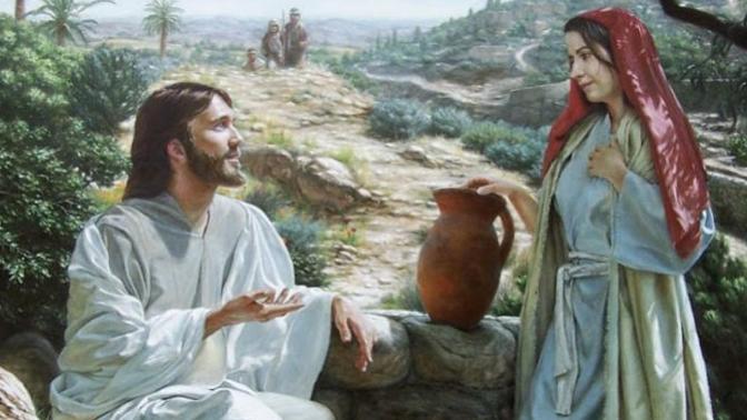 The Woman at the well and Jesus // My unique interpretation