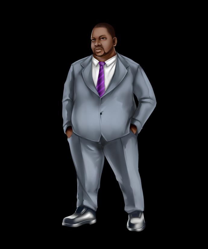 This is how I currently look; sans the suit.