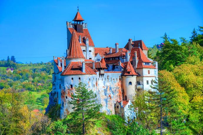 The castle of Count Dracula in Transylvania. Was Biden and his son invited to stay there following their trips to the Ukraine?