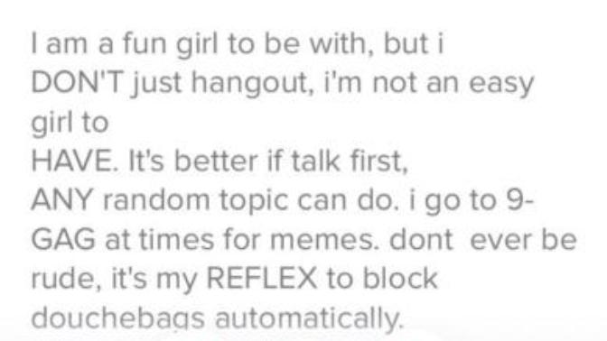 Strangers block you because you harass them on the internet? Cope.