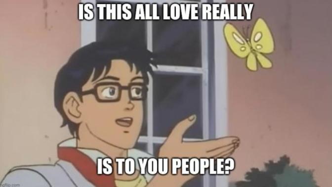Love is not butterflies!
