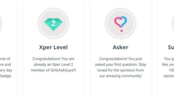 Badges, Xper and Other Features of this Site