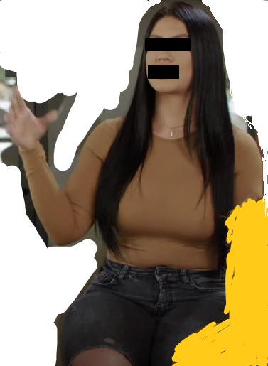 She isn't a famous person, but she has a nice figure.