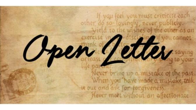 An open letter to my boyfriend!