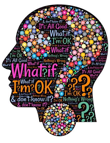 The mind of someone going through cognitive distortion