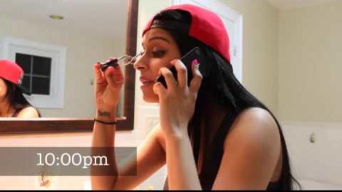How a girl is going to a party