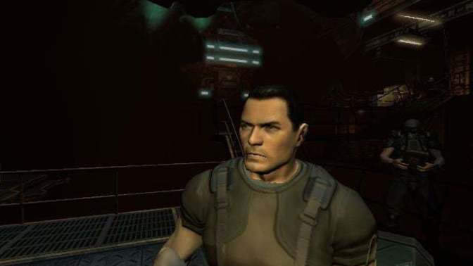 Doom 3's protagonist was supposed to be modelled after Kevin Cloud, but I only saw Lord Farquaad
