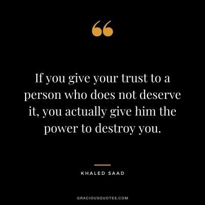 Trust Is Always A Gamble