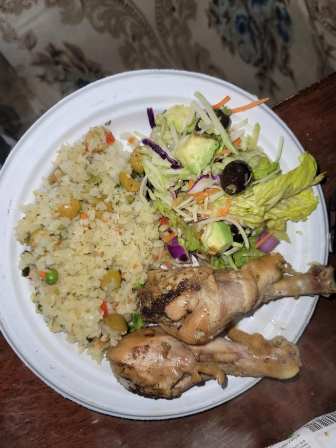 Cauliflower Spanish "rice"