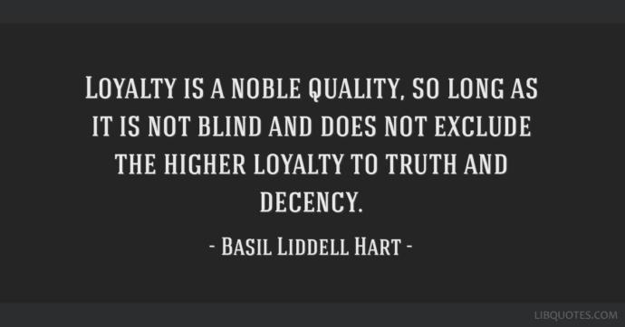 ShaTTered Discussions: On The Problems With Blind Loyalty