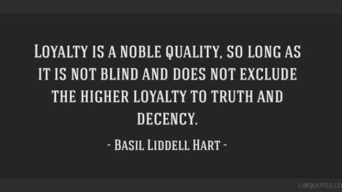 ShaTTered Discussions: On The Problems With Blind Loyalty