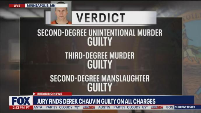 Chauvin Guilty On All Charges