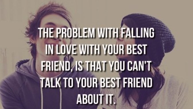 In love with my female best friend