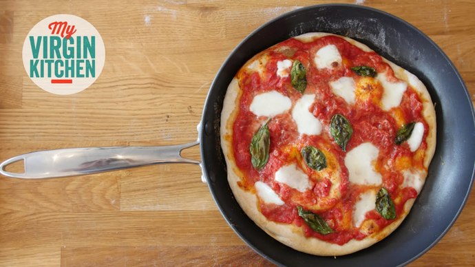 Dirt-Cheap Stovetop Pizza in under 14 Mins!