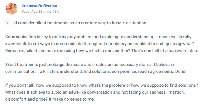 The Silent Treatment Trap