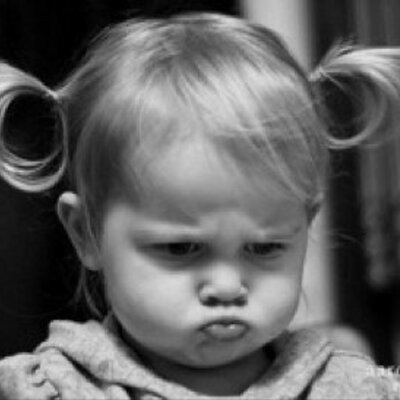 I was a grumpy girl