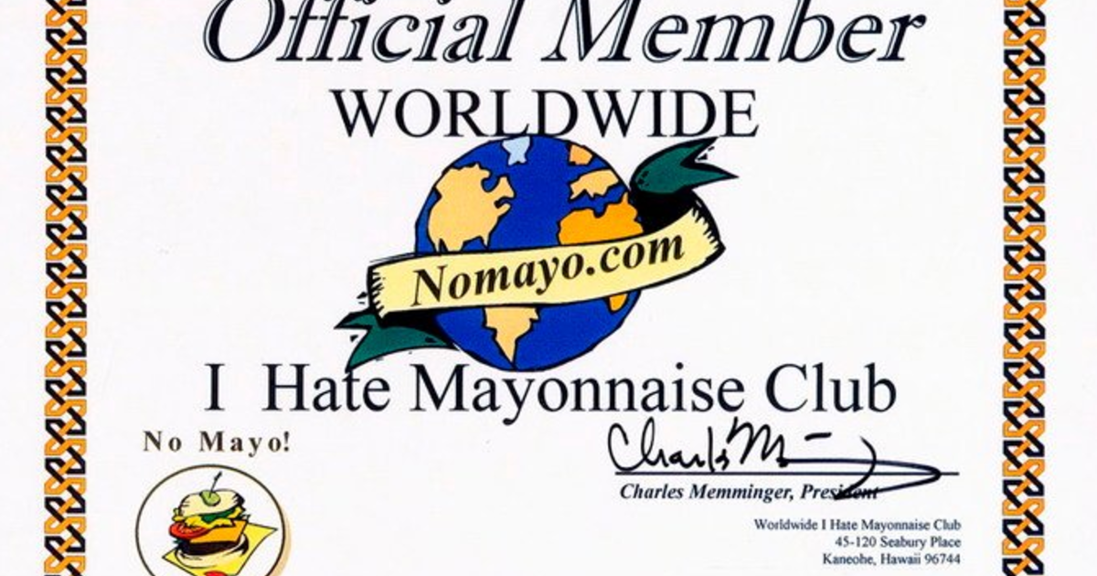 My Phobia of White Sauces How it began, progressed, where it is today