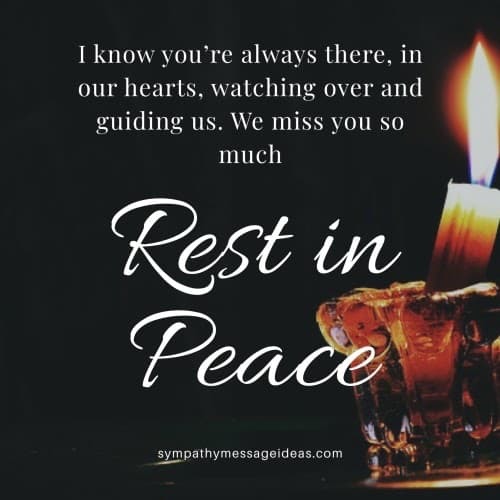 I know youll be watching over me....