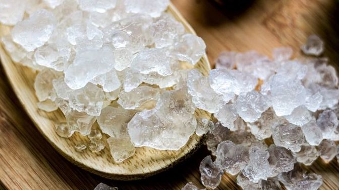 Healthier juice made with crystals