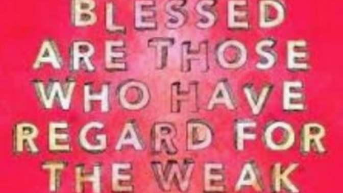 Why you can help yourself by respecting weak people