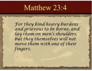 What Jesus taught about exclusivist ministers