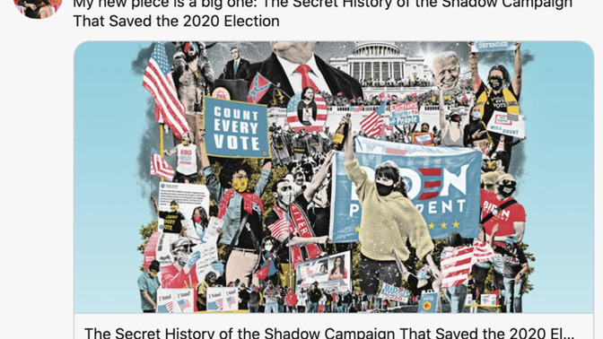Re: "Do you believe that Trump really won the election and it was stolen?"