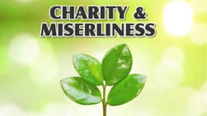 What Christianity teaches about Stingy people