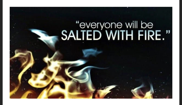 What it means to be salted with fire
