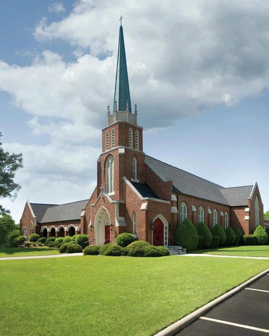 This is NOT my church but it looks something like this.