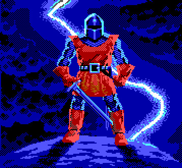 And into a heavy metal album cover.