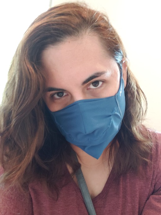 "I tried to find a baggy mask so I could cover my whole face, but it made driving hard each time I pulled it up."