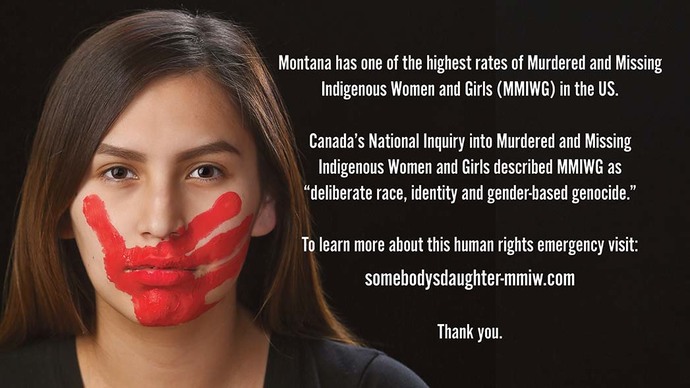 National Day of Awareness for Missing and Murdered Indigenous Women and Girls.