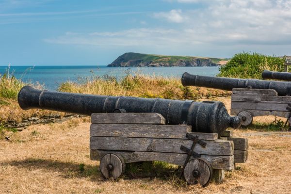 Oh wait weve still got cannons along the coast in case Napoleon comes back.