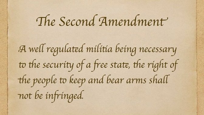 The U. S. Constitution's Second Amendment: My Interpretation of What It Means