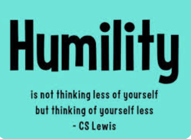 A humble lesson on humility