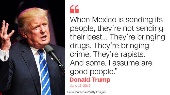 Trump quote that got the country talking about race