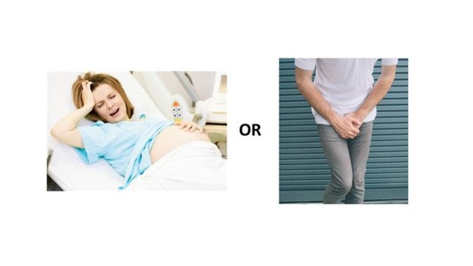 Giving birth or getting kicked in the - the Definitive Answer