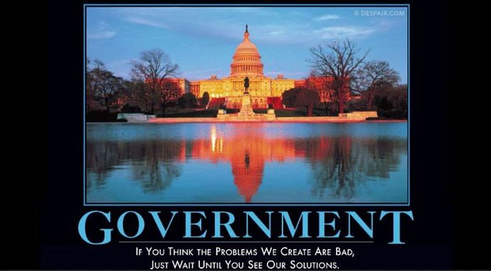 I can’t think of anything the government does that wouldn’t be done cheaper and better by private industry or the people.