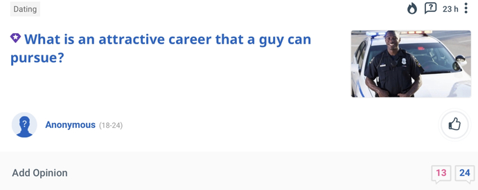 Thank God for the anonymous opinion. Imagine the humiliation if people knew who he was?