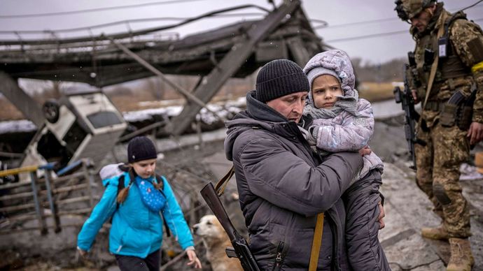 Destruction Caused by the  Russian Army