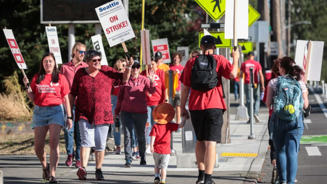 Seattle teachers are on strike... its effects