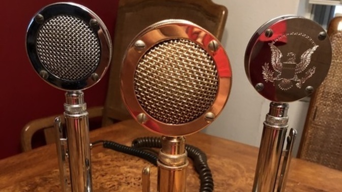 My review of The Astatic D-104 aka The Lollypop Microphone?