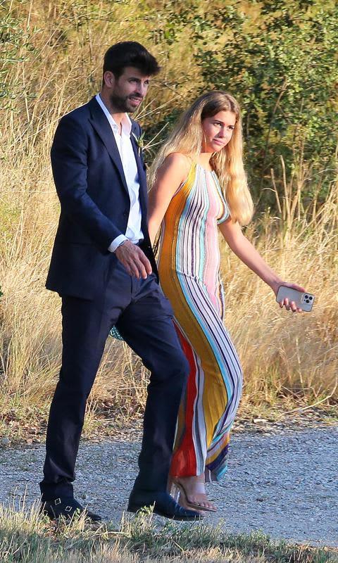 Gerard Pique who left Shakira for a 23 yr old