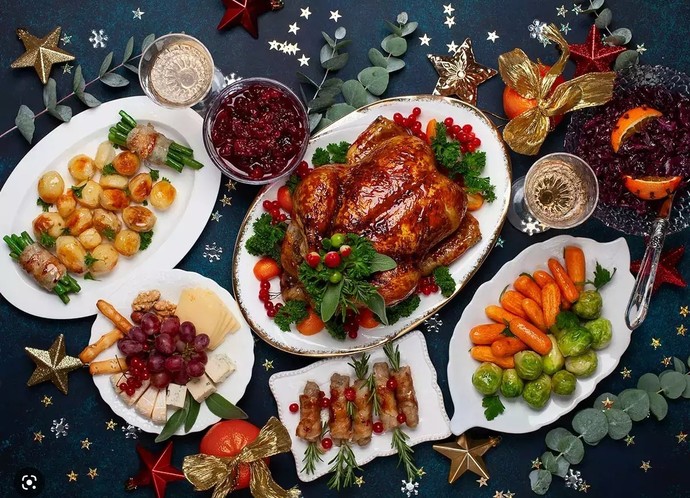 Average Christmas dinner in the UK 🎄