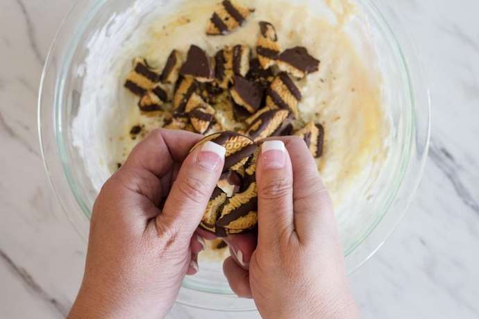 Fudge Stripe Cookie Salad