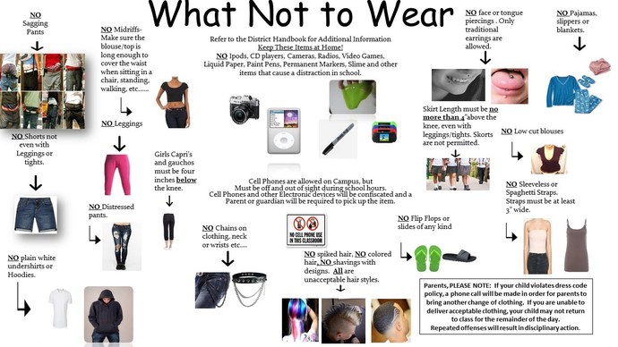 Girls dress code