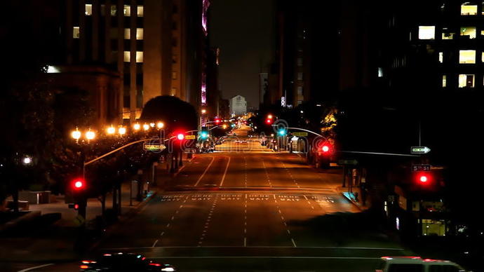 L.A. at night