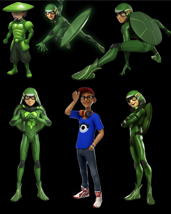 Carapace and Jade Turtle
