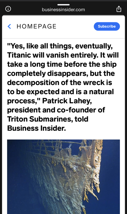 [ Titanic…Gigantic.. Failure ]